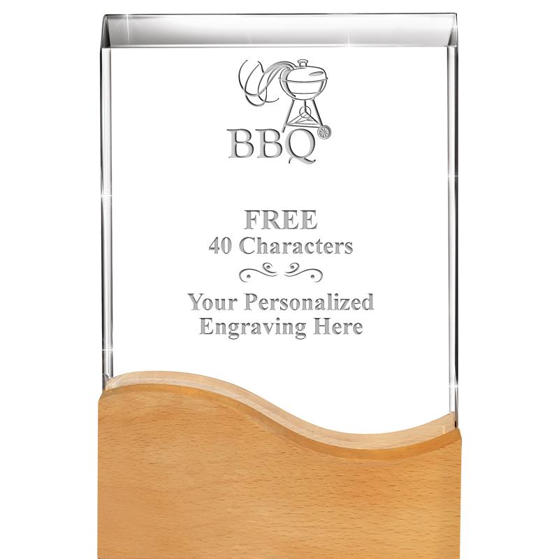 8"HARMONY WAVE CRYSTAL WD BASE