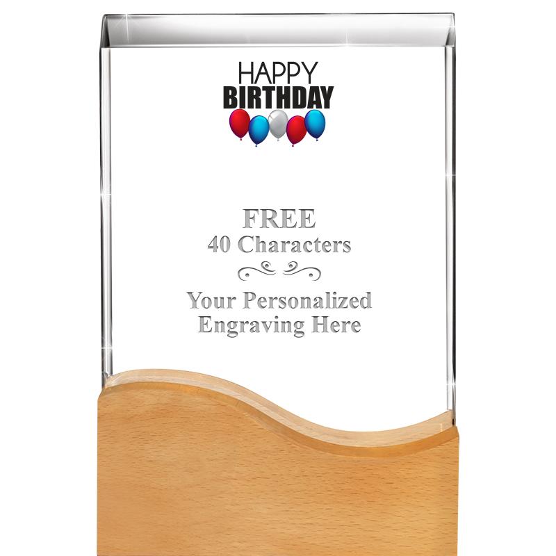 8"HARMONY WAVE CRYSTAL WD BASE