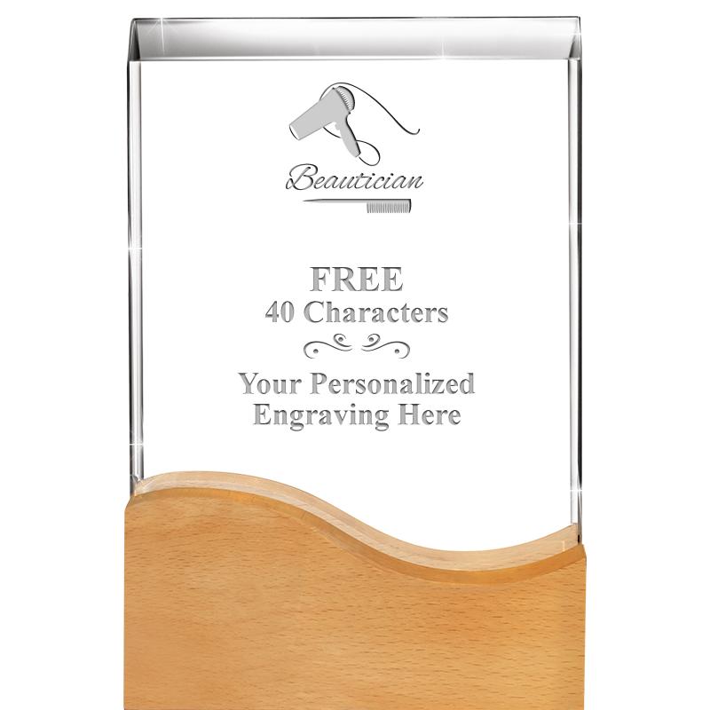 8"HARMONY WAVE CRYSTAL WD BASE