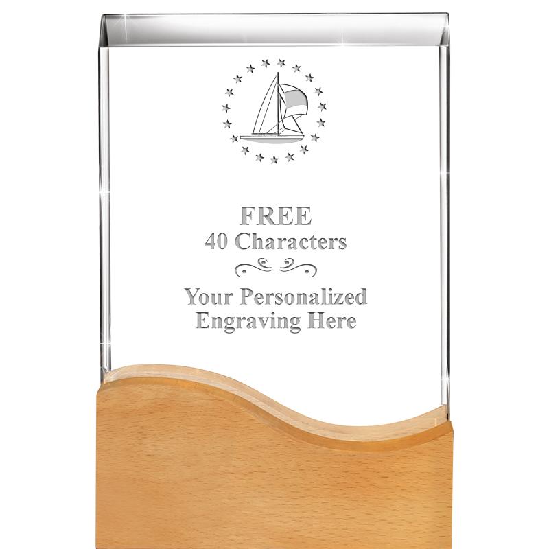 8"HARMONY WAVE CRYSTAL WD BASE