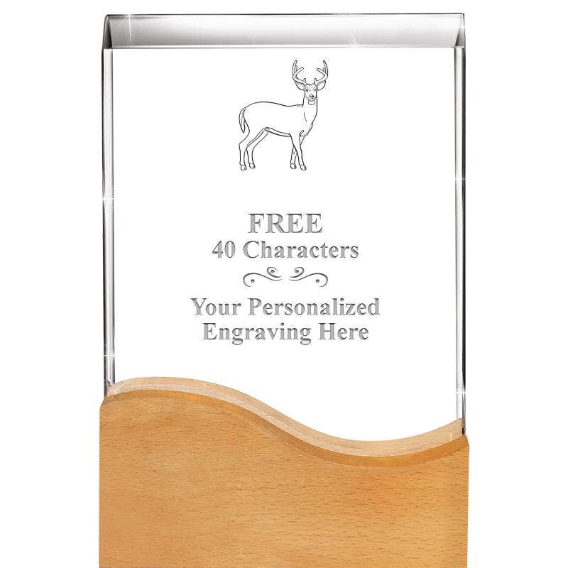 8"HARMONY WAVE CRYSTAL WD BASE