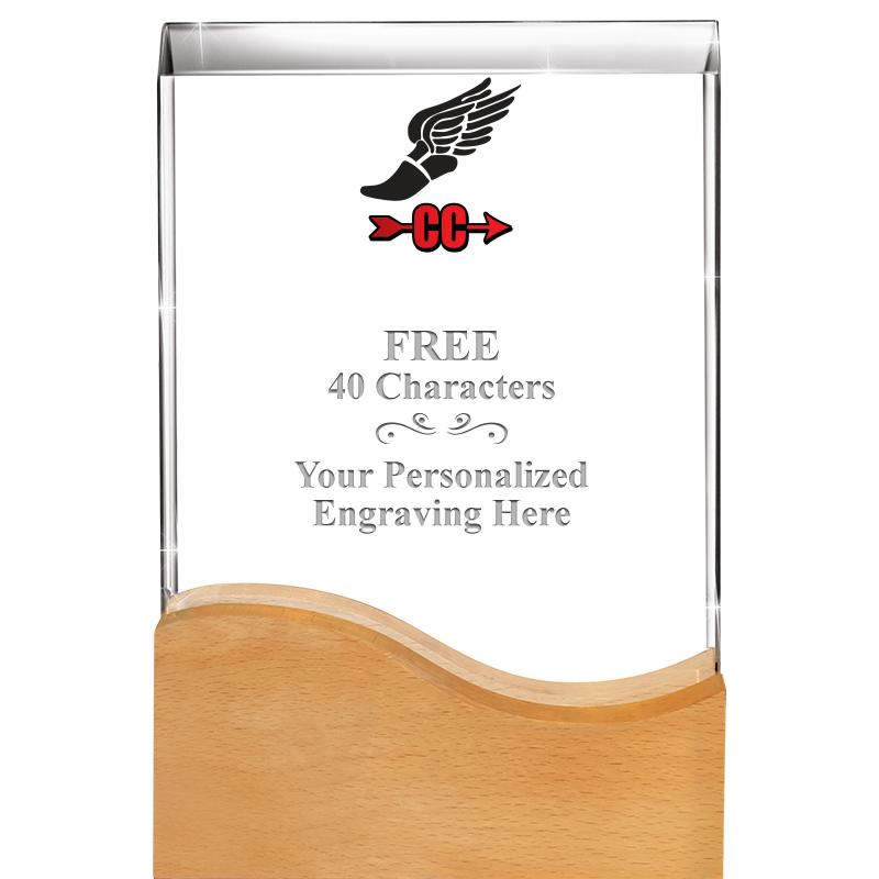 8"HARMONY WAVE CRYSTAL WD BASE