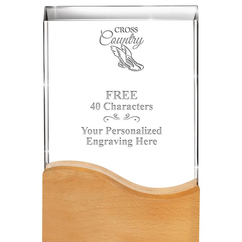 8"HARMONY WAVE CRYSTAL WD BASE