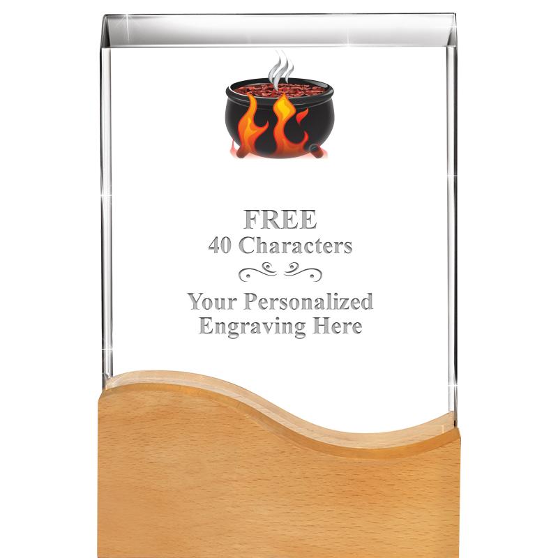 8"HARMONY WAVE CRYSTAL WD BASE