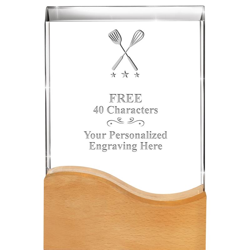 8"HARMONY WAVE CRYSTAL WD BASE