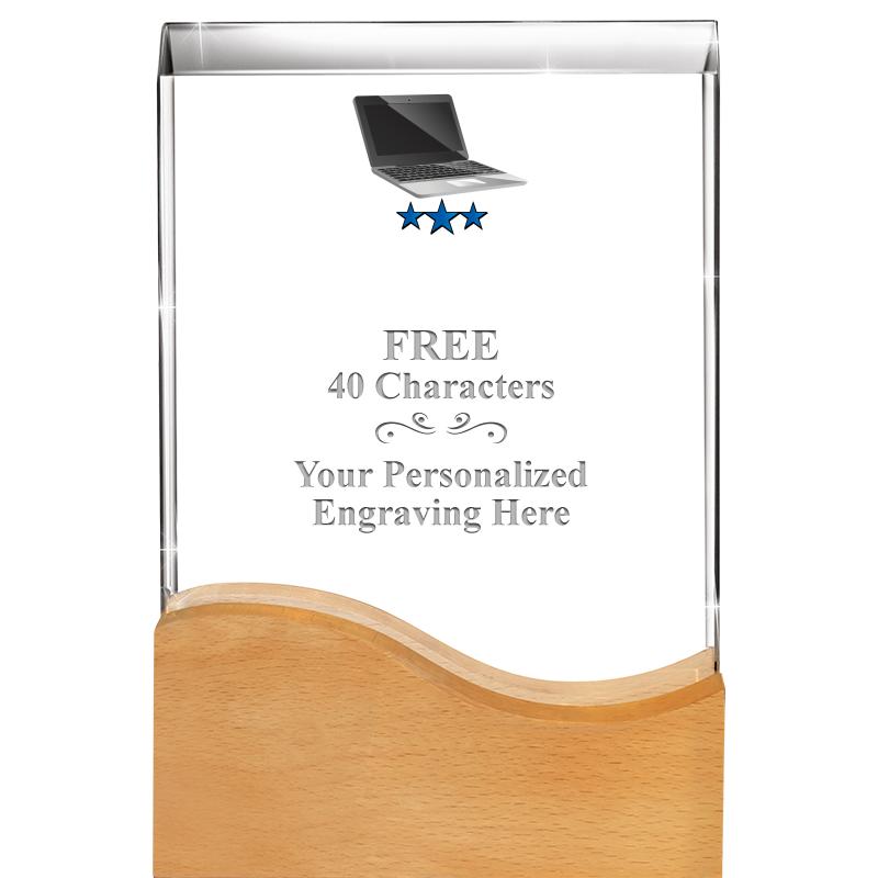 8"HARMONY WAVE CRYSTAL WD BASE