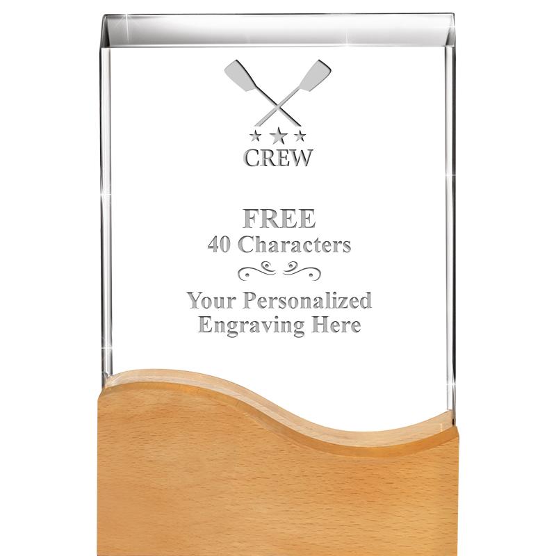 8"HARMONY WAVE CRYSTAL WD BASE