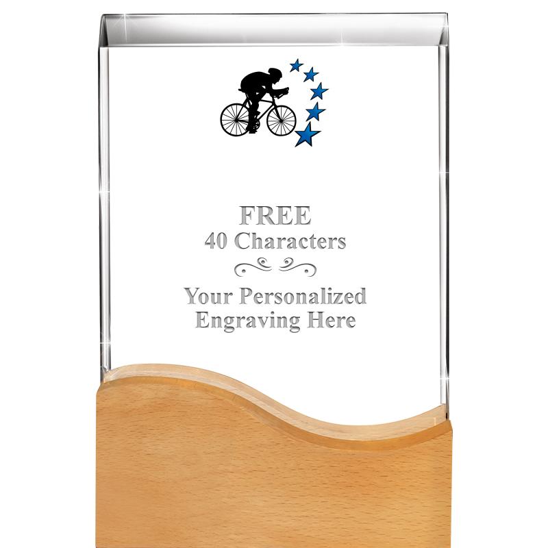 8"HARMONY WAVE CRYSTAL WD BASE