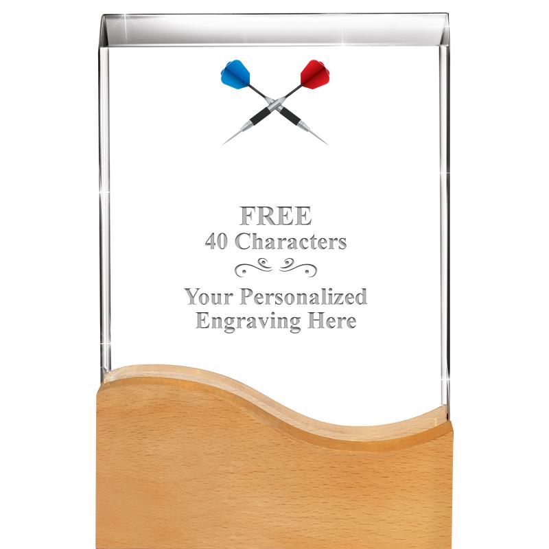 8"HARMONY WAVE CRYSTAL WD BASE