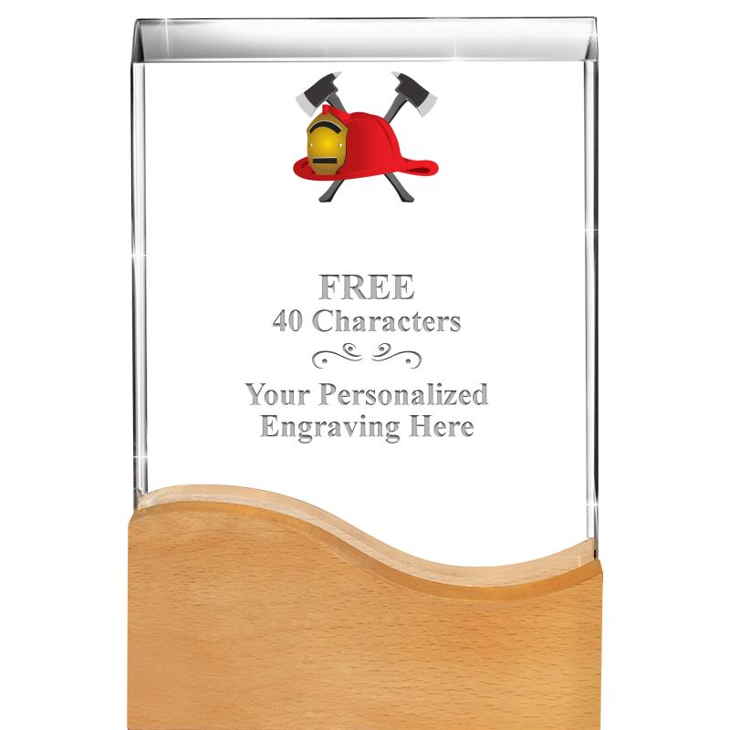 8"HARMONY WAVE CRYSTAL WD BASE