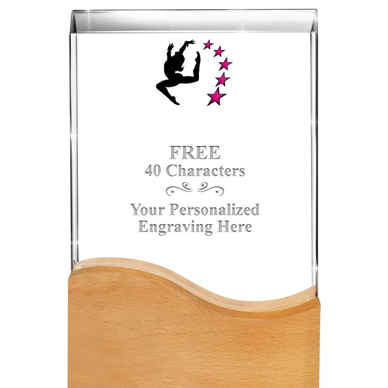 8"HARMONY WAVE CRYSTAL WD BASE