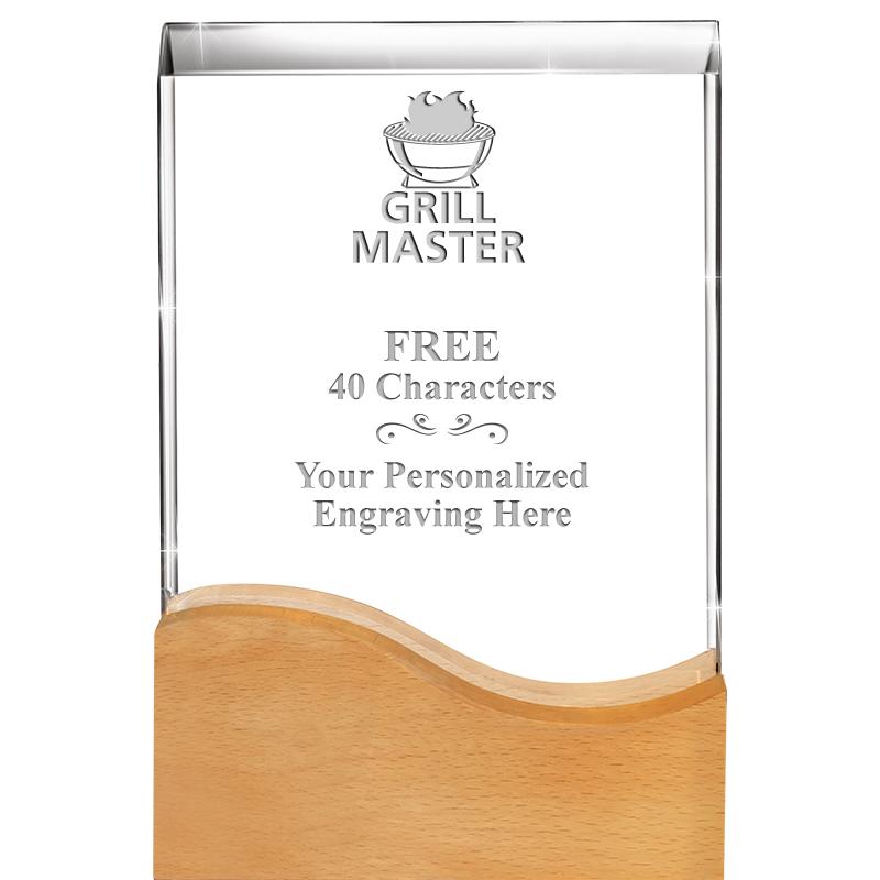 8"HARMONY WAVE CRYSTAL WD BASE