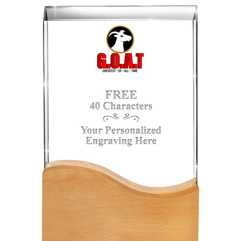 8"HARMONY WAVE CRYSTAL WD BASE