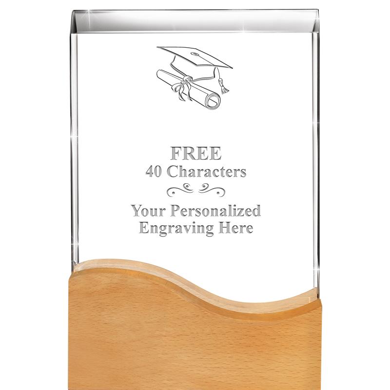 8"HARMONY WAVE CRYSTAL WD BASE