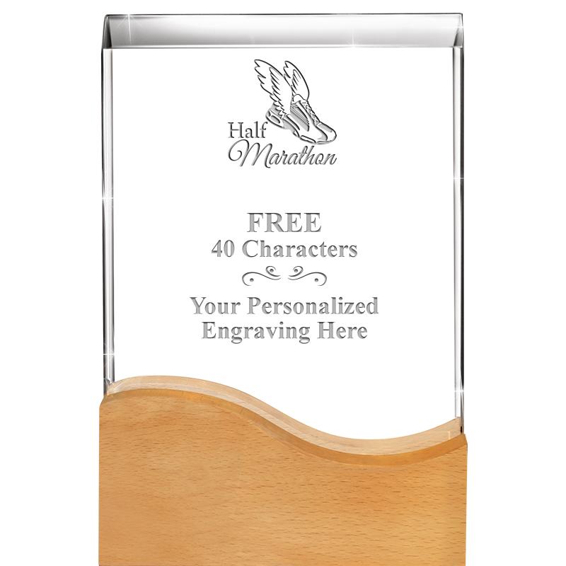 8"HARMONY WAVE CRYSTAL WD BASE