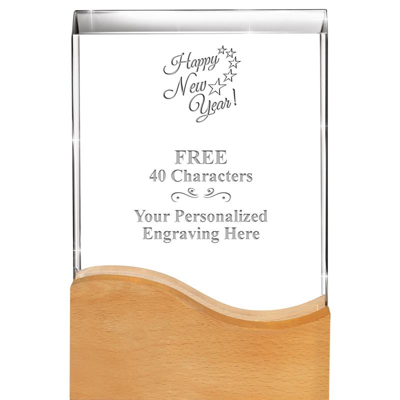 8"HARMONY WAVE CRYSTAL WD BASE