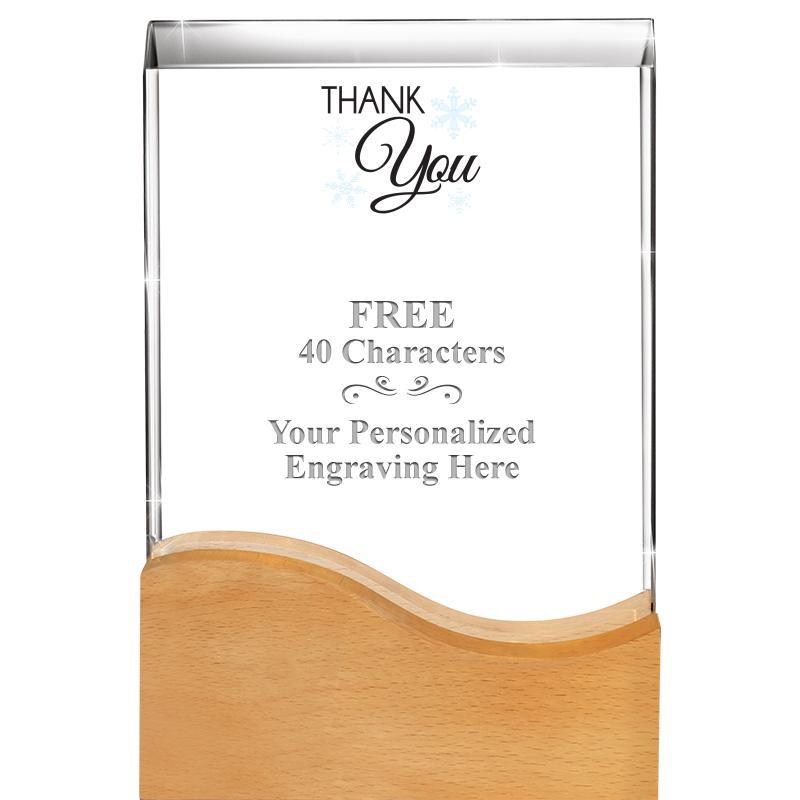 8"HARMONY WAVE CRYSTAL WD BASE