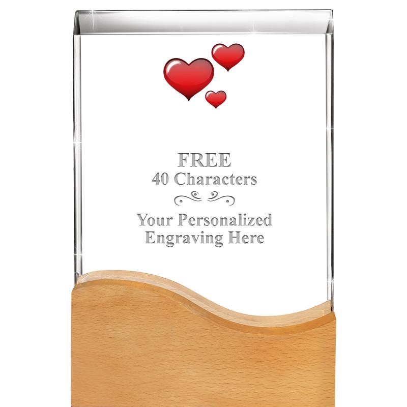 8"HARMONY WAVE CRYSTAL WD BASE