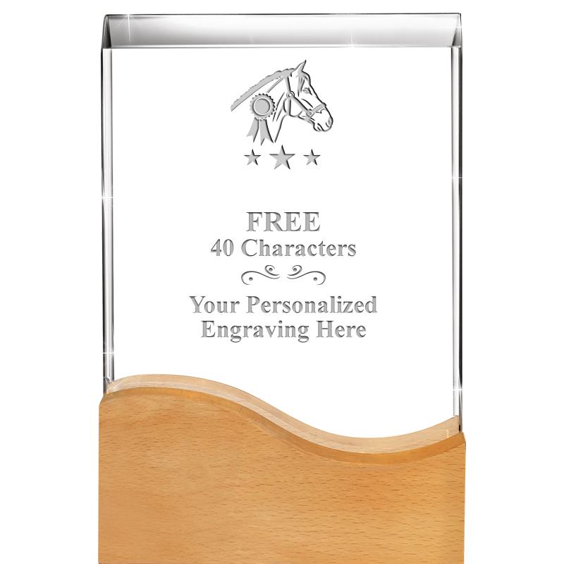 8"HARMONY WAVE CRYSTAL WD BASE