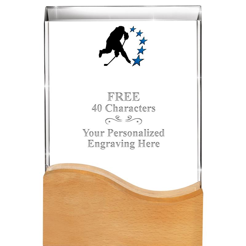 8"HARMONY WAVE CRYSTAL WD BASE