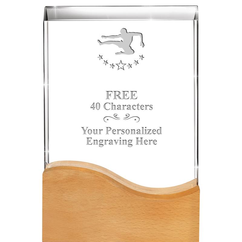 8"HARMONY WAVE CRYSTAL WD BASE