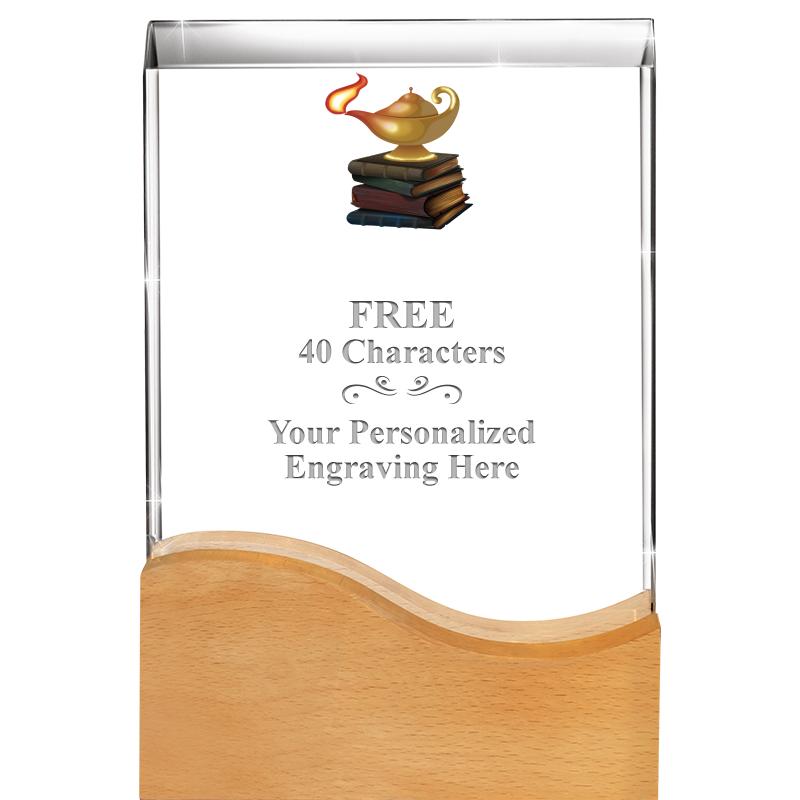 8"HARMONY WAVE CRYSTAL WD BASE