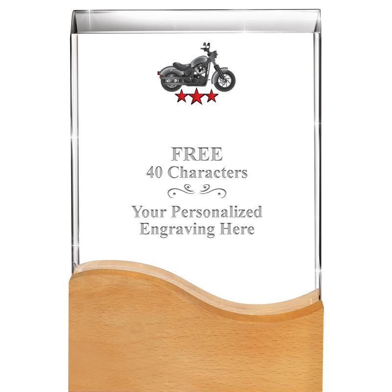 8"HARMONY WAVE CRYSTAL WD BASE