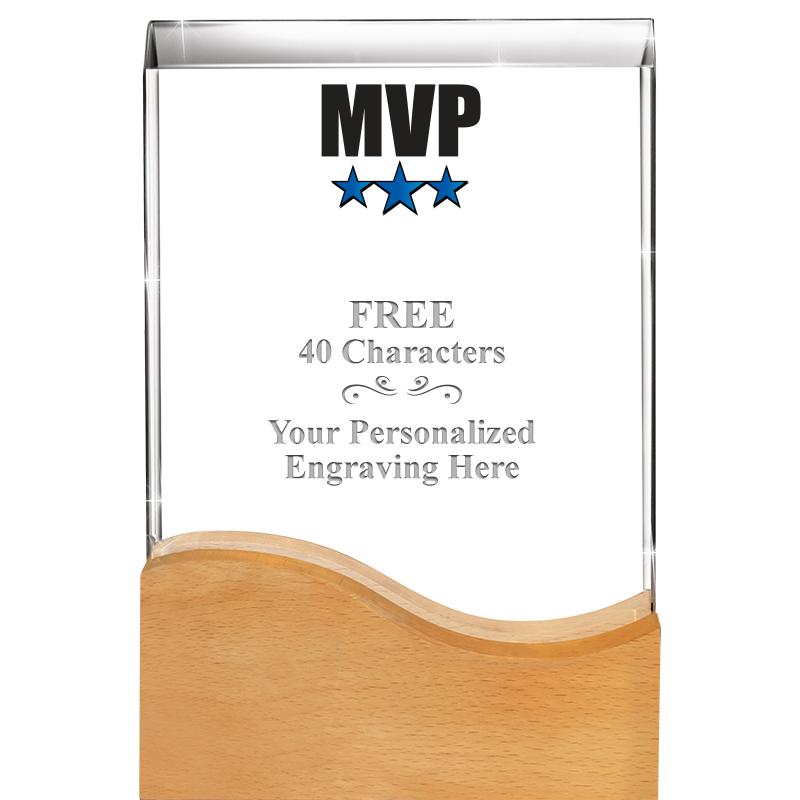 8"HARMONY WAVE CRYSTAL WD BASE