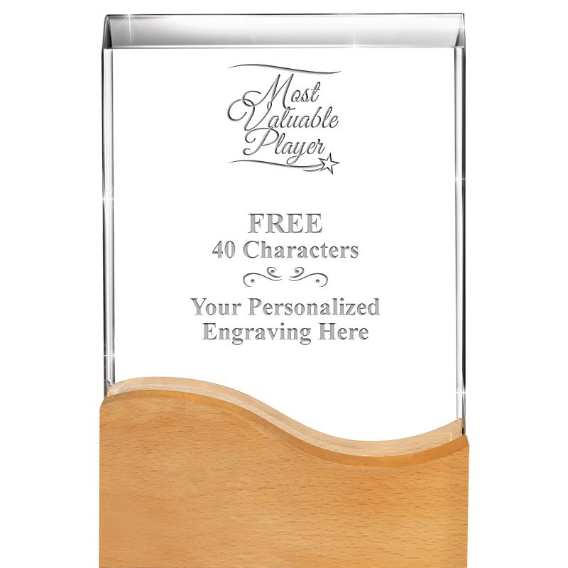 8"HARMONY WAVE CRYSTAL WD BASE