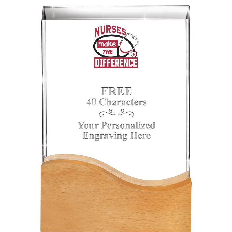 8"HARMONY WAVE CRYSTAL WD BASE