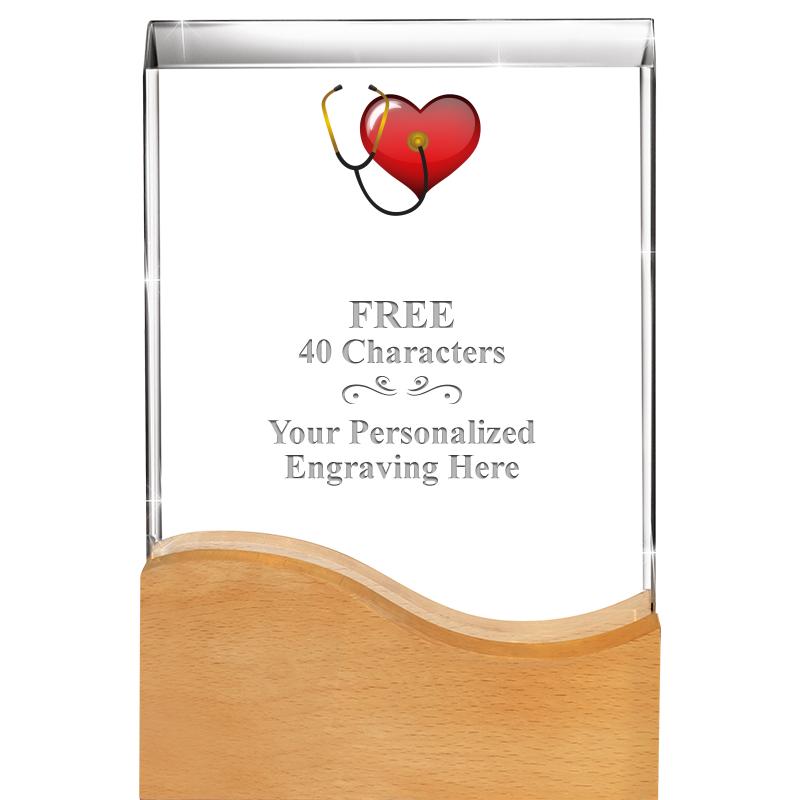 8"HARMONY WAVE CRYSTAL WD BASE