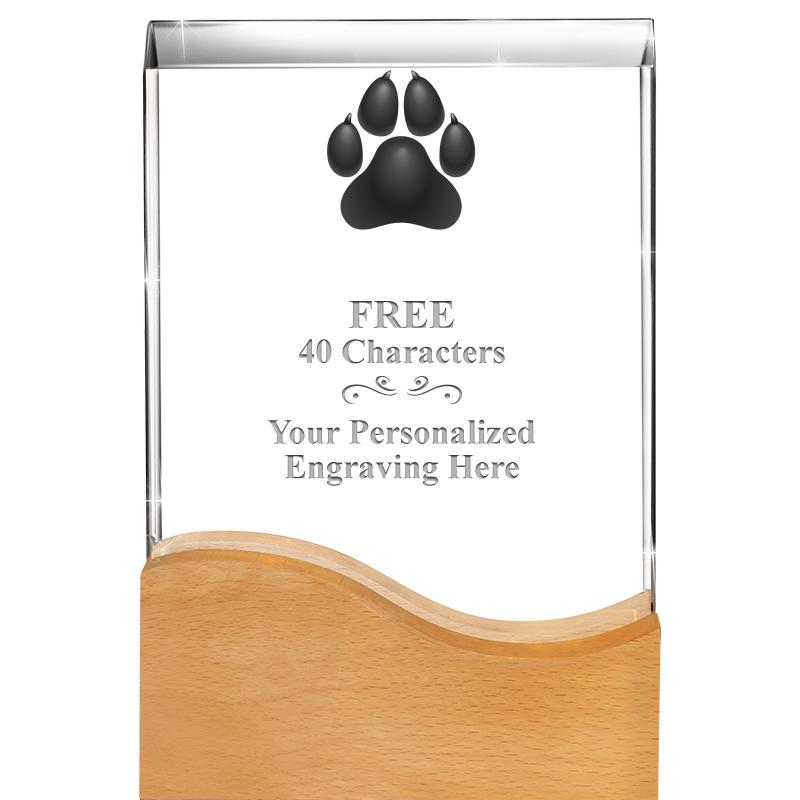 8"HARMONY WAVE CRYSTAL WD BASE