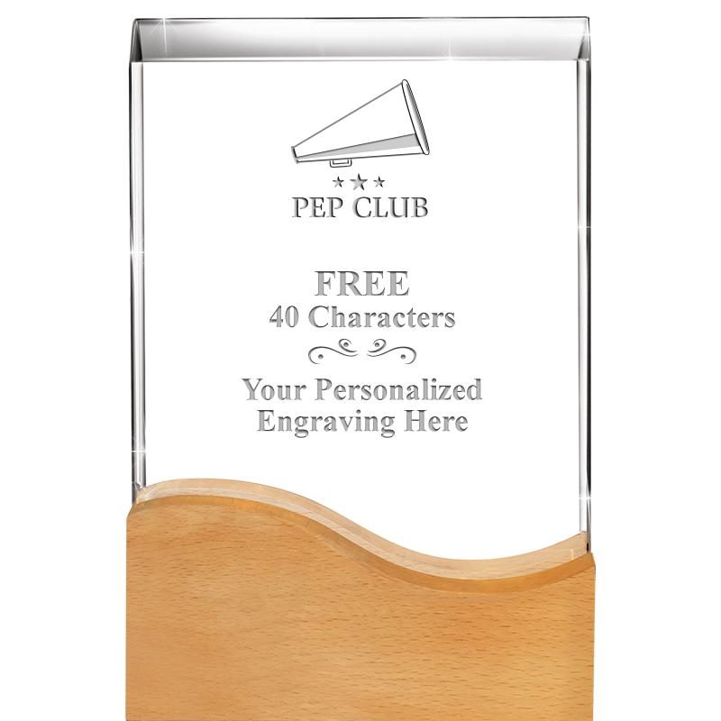 8"HARMONY WAVE CRYSTAL WD BASE