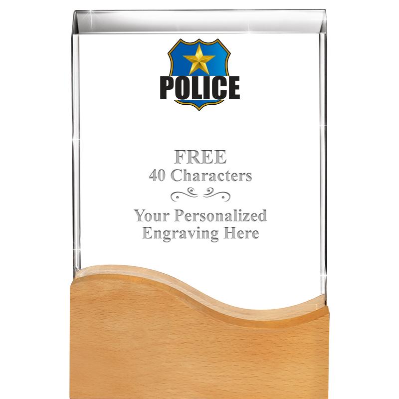 8"HARMONY WAVE CRYSTAL WD BASE