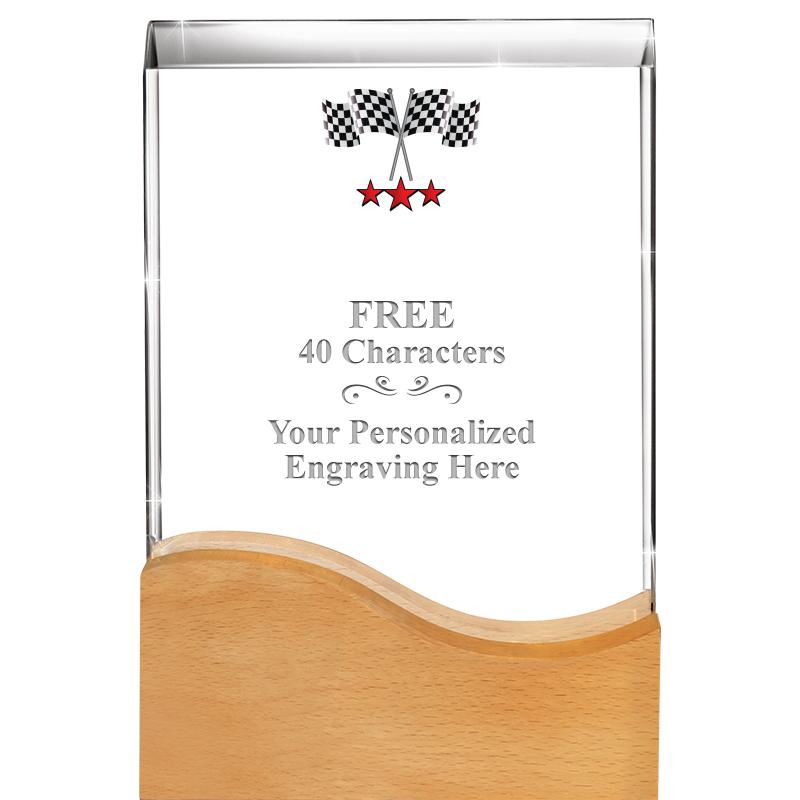 8"HARMONY WAVE CRYSTAL WD BASE