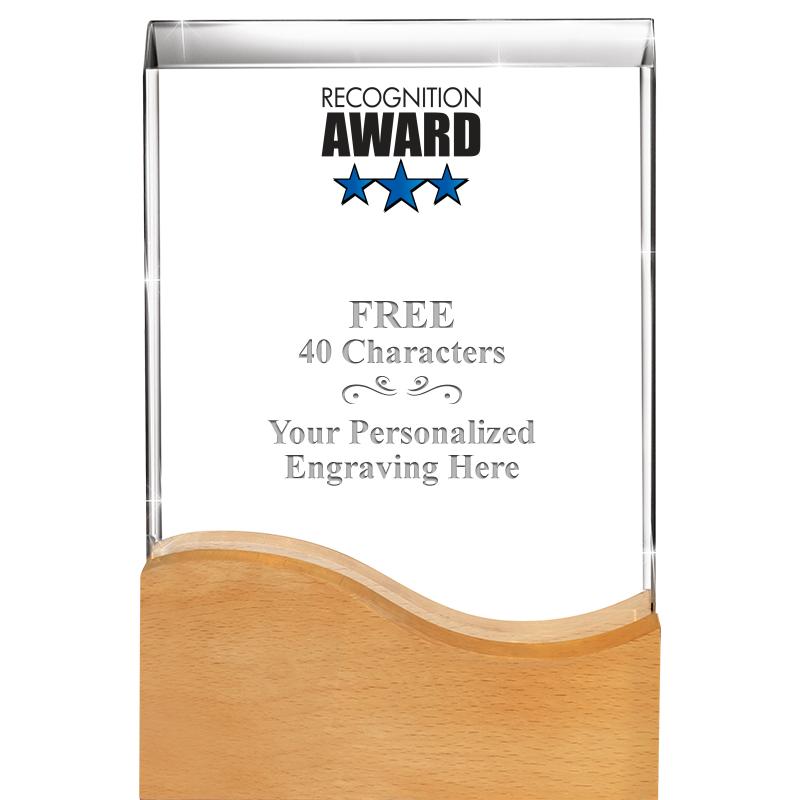 8"HARMONY WAVE CRYSTAL WD BASE