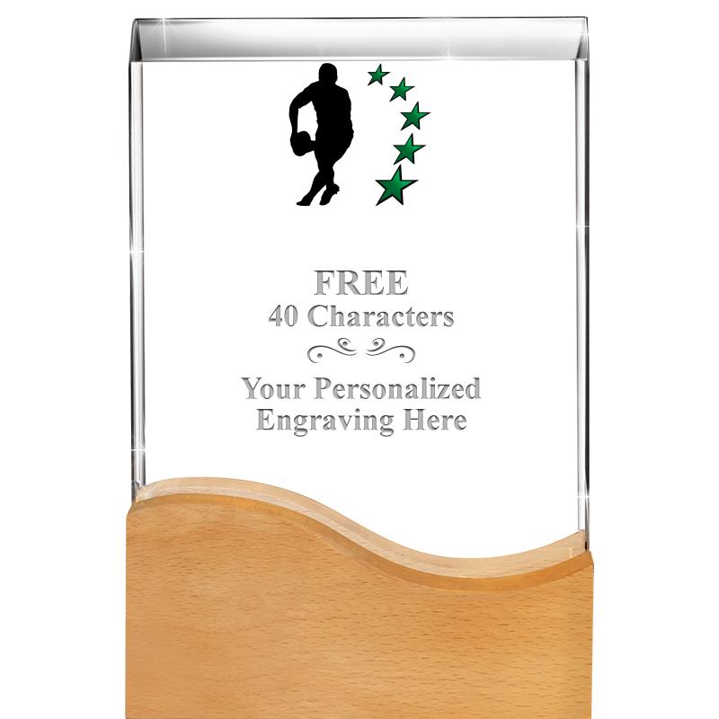 8"HARMONY WAVE CRYSTAL WD BASE