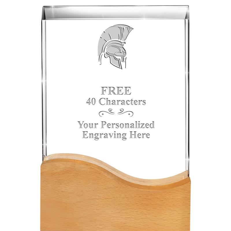 8"HARMONY WAVE CRYSTAL WD BASE