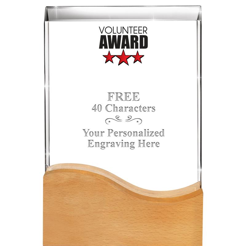 8"HARMONY WAVE CRYSTAL WD BASE