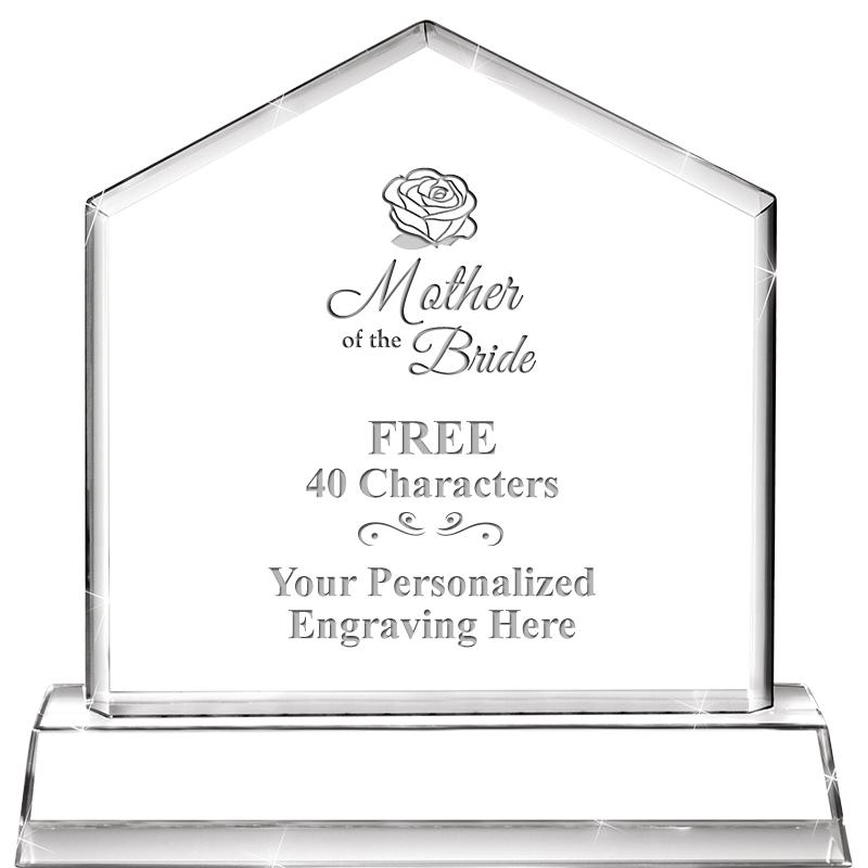 6" CRYSTAL HOMEPLATE AWARD