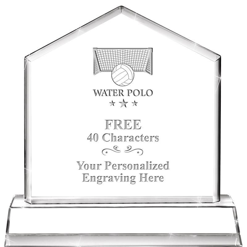 6" CRYSTAL HOMEPLATE AWARD