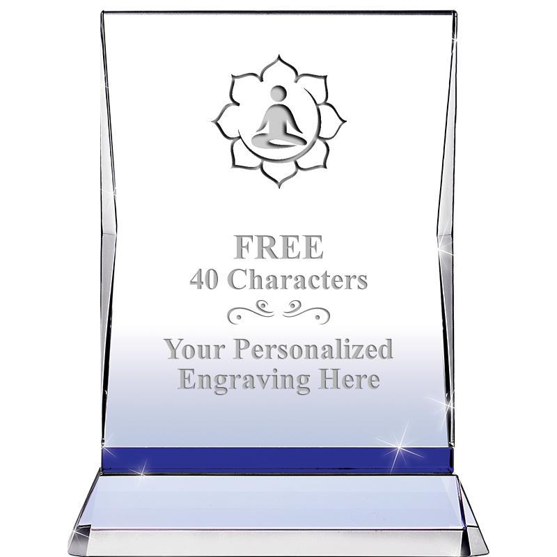 8" SAPPHIRE ILLUMINATION CRYS