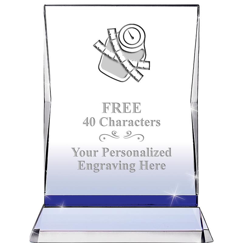 8" SAPPHIRE ILLUMINATION CRYS