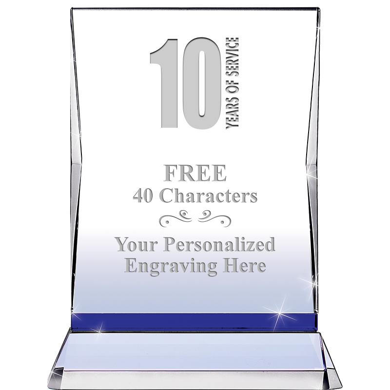 8" SAPPHIRE ILLUMINATION CRYS