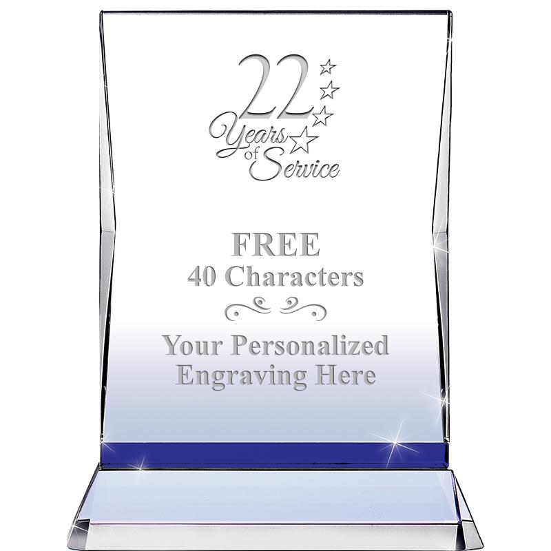 8" SAPPHIRE ILLUMINATION CRYS