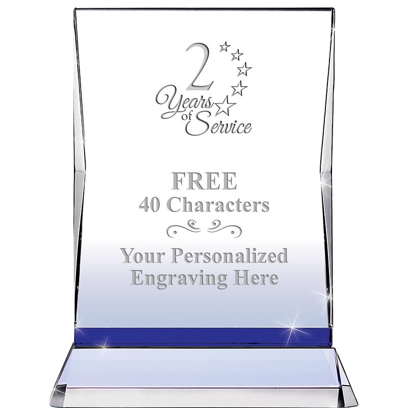 8" SAPPHIRE ILLUMINATION CRYS