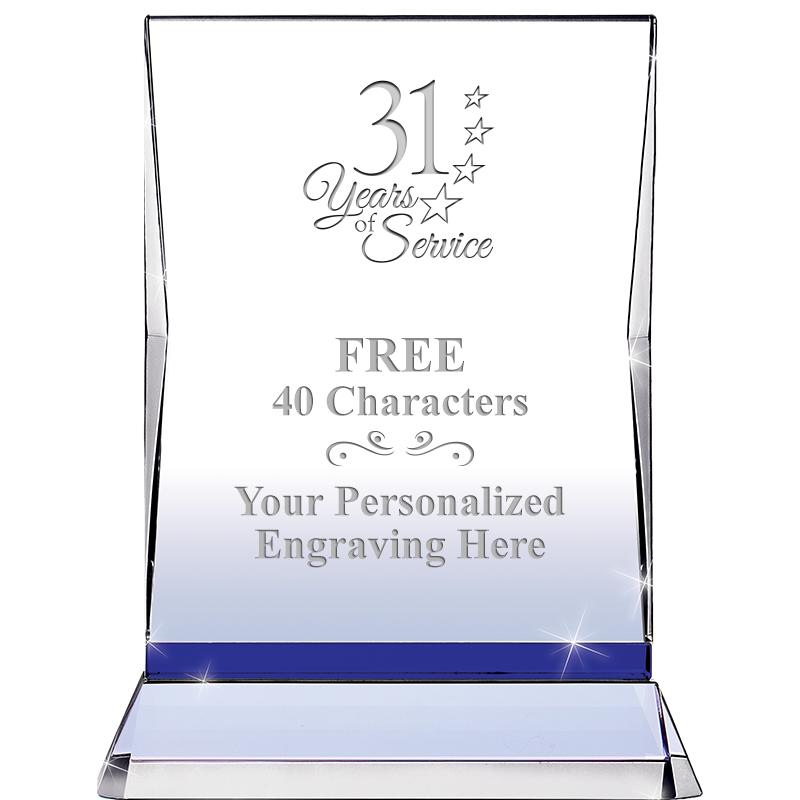 8" SAPPHIRE ILLUMINATION CRYS