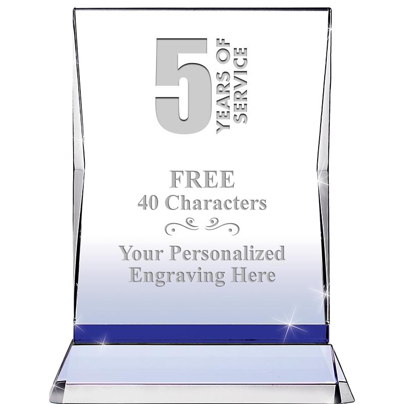 8" SAPPHIRE ILLUMINATION CRYS