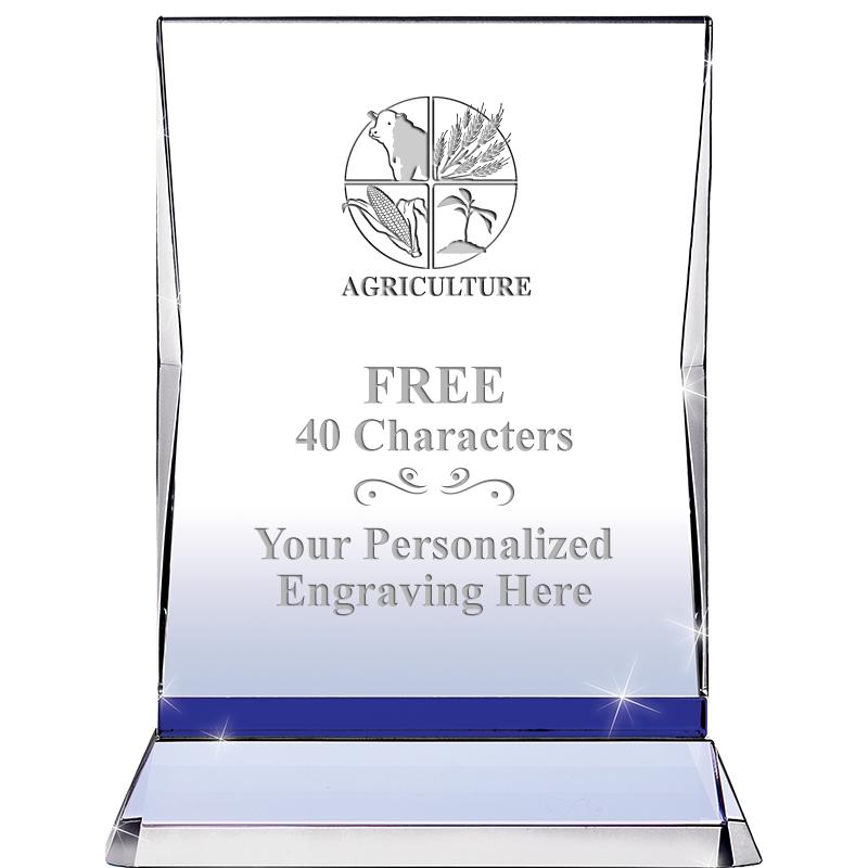 8" SAPPHIRE ILLUMINATION CRYS