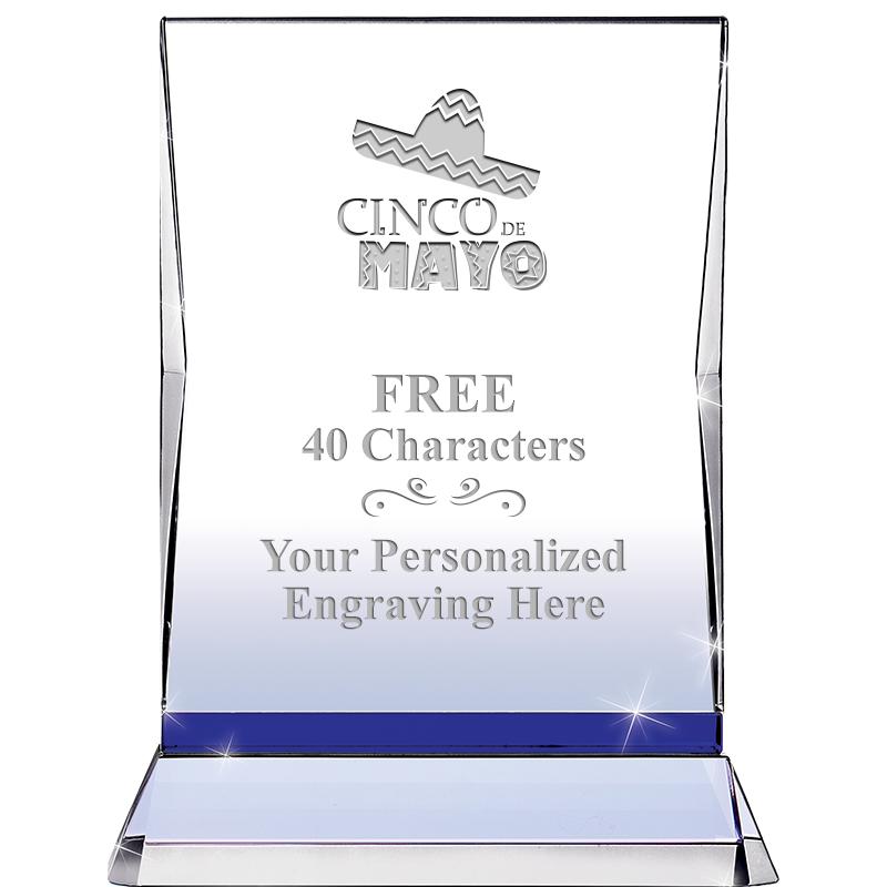 8" SAPPHIRE ILLUMINATION CRYS